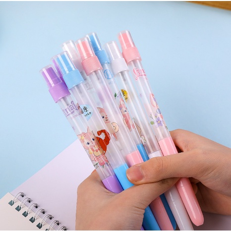 Bút xịt gel bút cute bút dễ thương vương miện
