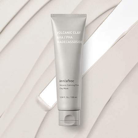 Mặt nạ đất sét làm dịu lỗ chân lông innisfree Volcanic Calming Pore Clay Mask 100ml 2022 - Ninishop
