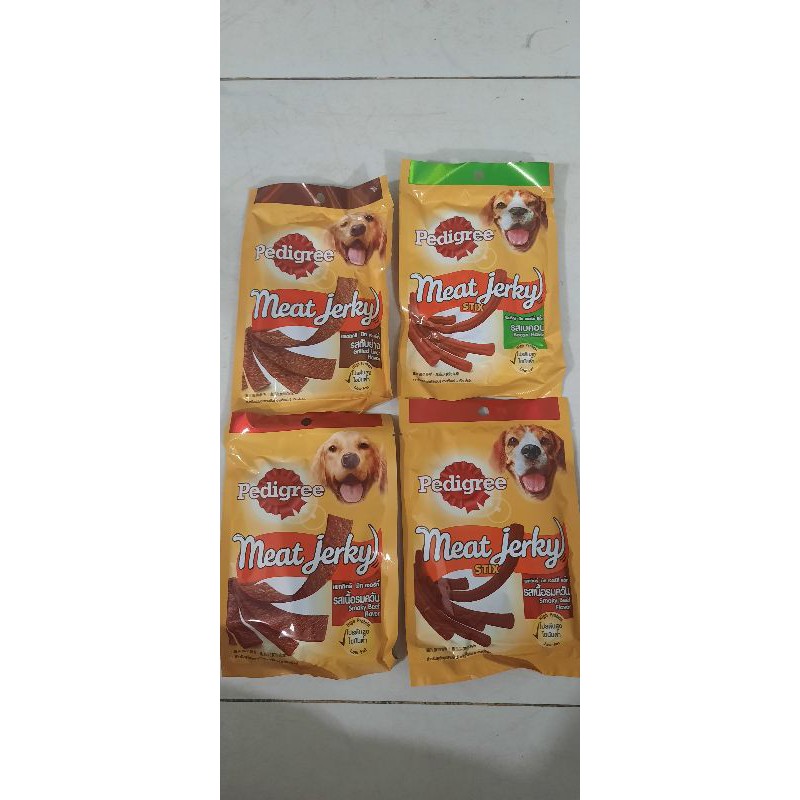 Bánh thưởng meat jerky, Dog treats hãng pedigree đủ vị