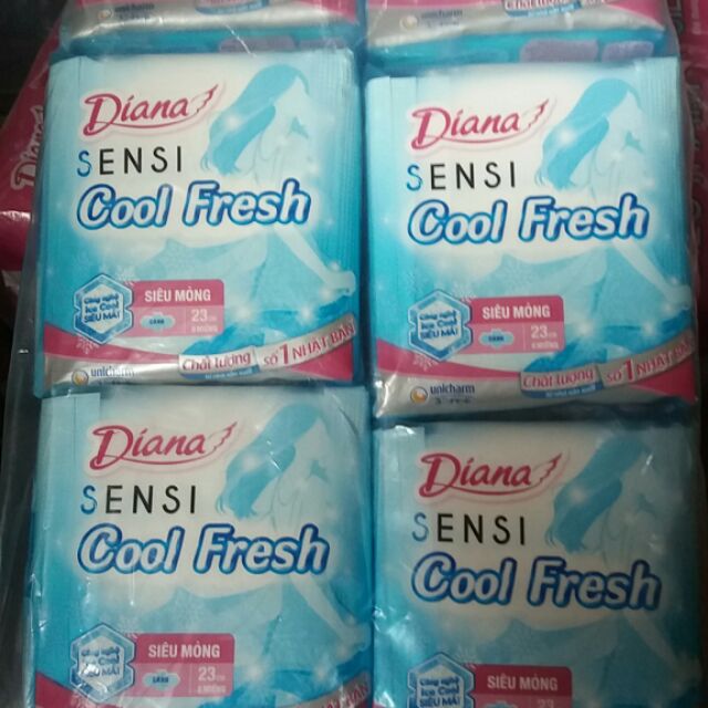 Diana sensi cool fresh siêu mỏng 8 miếng có cánh.