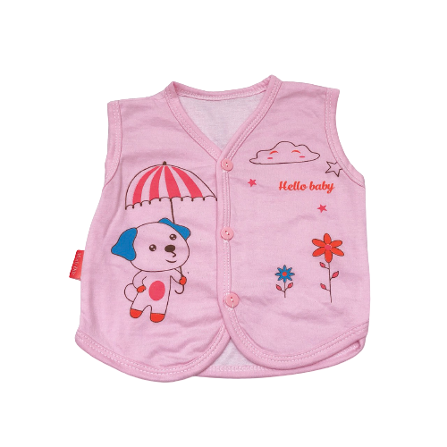 Áo Gile cotton - Áo ghile 2 lớp cho bé 3-8kg