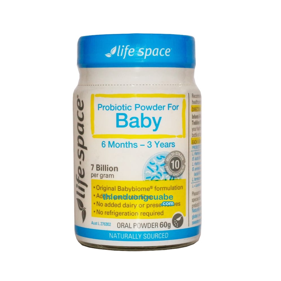 DATE 2023 SALE SỐC Men vi sinh Probiotic Baby – Life Space 40g hỗ trợ hệ tiêu hóa khỏe mạnh cho bé