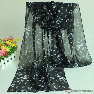 Khăn quàng cổ in hình nốt nhạc thời trang