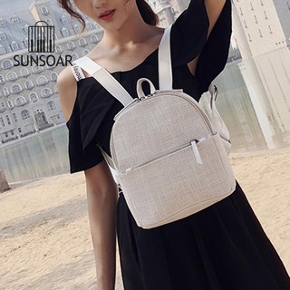 Ba lô trơn màu kiểu dáng nhỏ gọn xinh xắn dành cho nữ