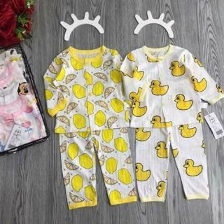 Combo 3 bộ cotton giấy cực đẹp cho bé
