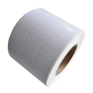 Giấy in mã vạch/decal 35x22 khổ 110mm cuộn 50m có 3 tem 1 hàng - thùng 5 cuộn