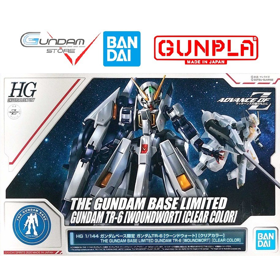 Mô Hình Gundam HG TR-6 Woundwort Clear AOZ P-Bandai 1/144 HGUC UC Đồ Chơi Lắp Ráp Anime Nhật