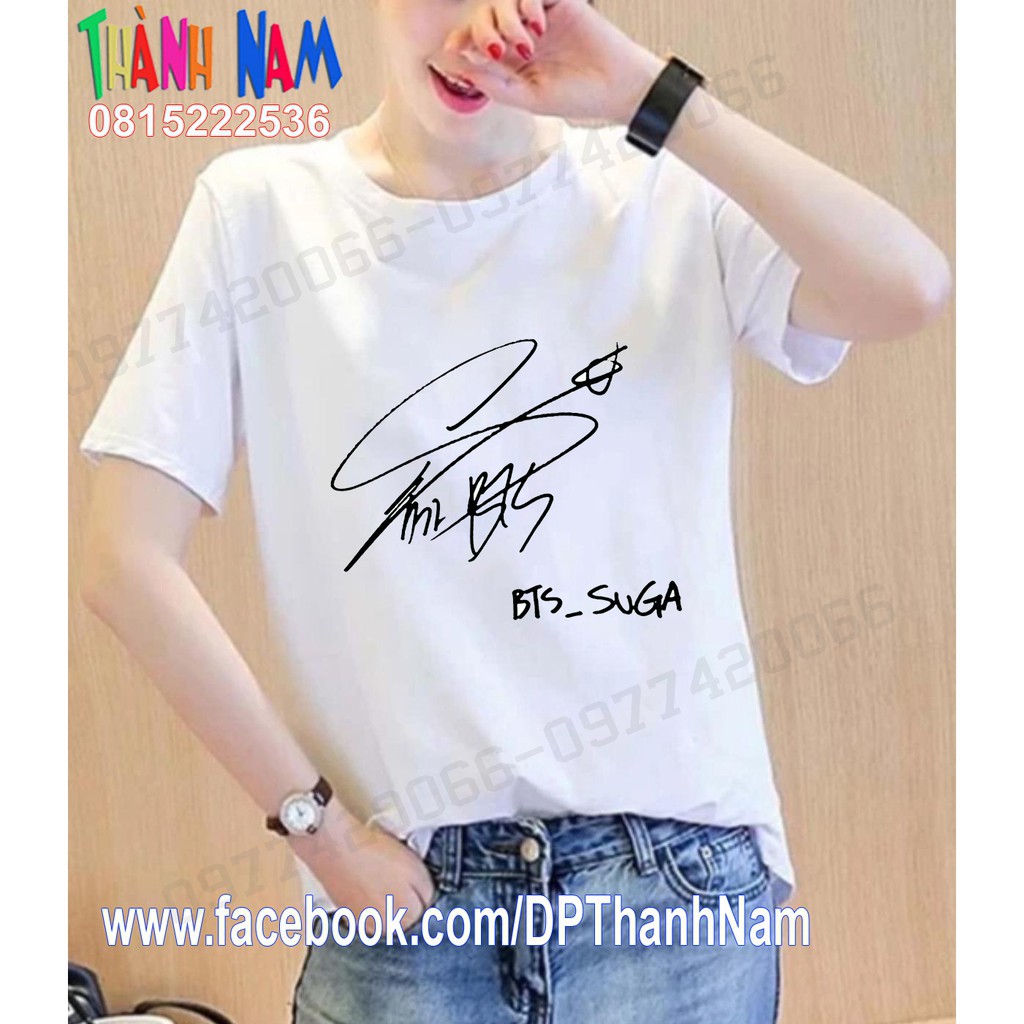 HOT áo phông SUGA SUGA nhóm BTS, áo thun bts - áo chất