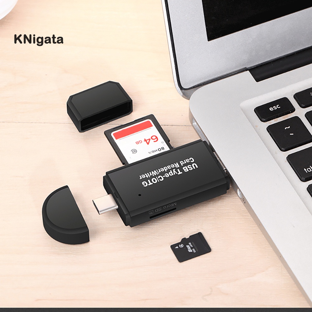 Đầu Đọc Thẻ Nhớ 3 Trong 1 Type-C Usb 2.0 Micro-Usb Tf Sd Tốc Độ Cao | BigBuy360 - bigbuy360.vn