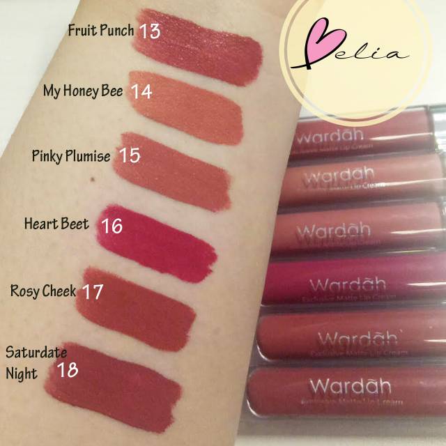 (hàng Mới Về) Son Kem Lì Belia Wardah Lên Màu Chuẩn Đẹp | BigBuy360 - bigbuy360.vn