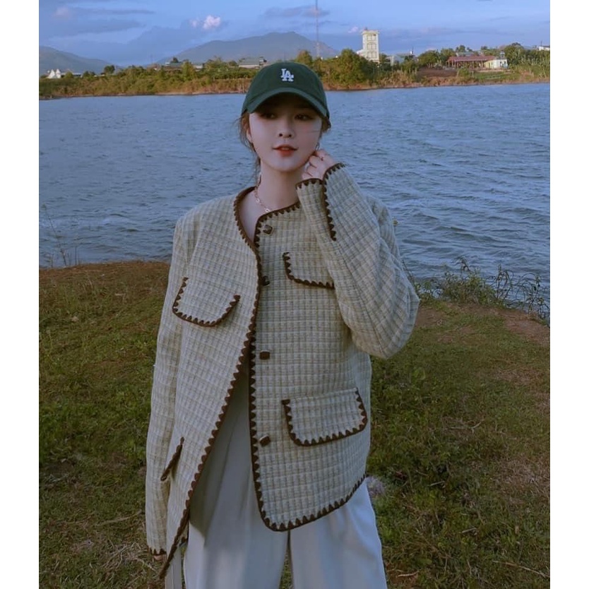 Nón lưỡi trai MLB thêu chữ LA hàng xuất dư cao cấp phong cách Hàn Quốc