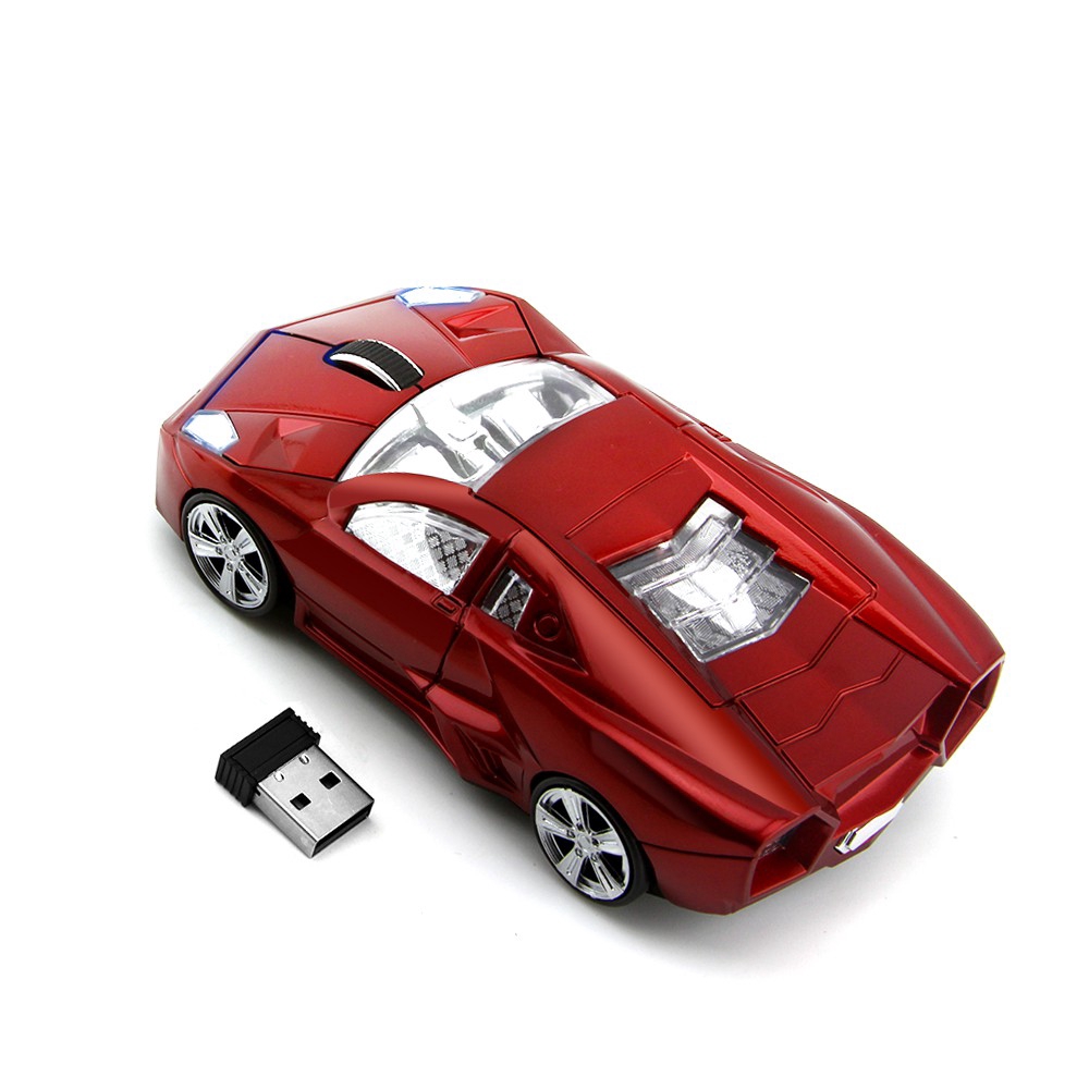 Chuột Không Dây Chơi Game 1600 DPI Với Đèn LED 3D
