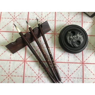 Bút lông thư pháp - ô long kiêm hào