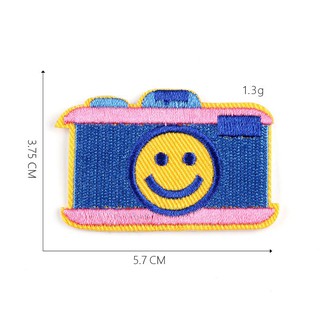 Sticker vải, patch ủi máy ảnh dán quần áo
