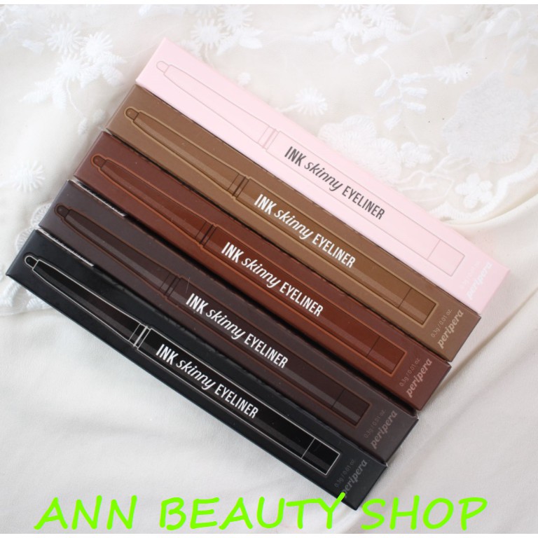 Bút kẻ mắt chống thấm nước Peripera Ink Skinny Eyeliner