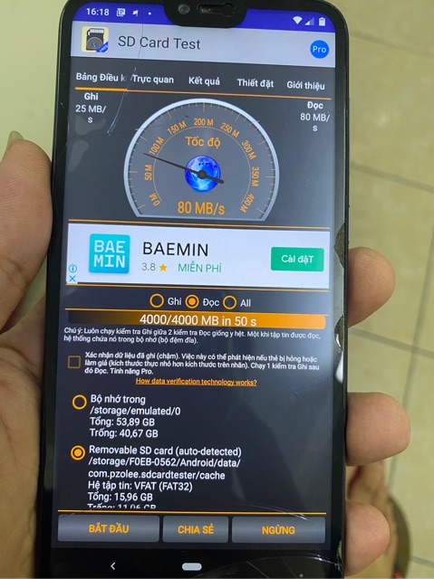 Thẻ nhớ Toshiba 16GB M203  Tốc độ cao 80MB - 100Mb/S | BigBuy360 - bigbuy360.vn