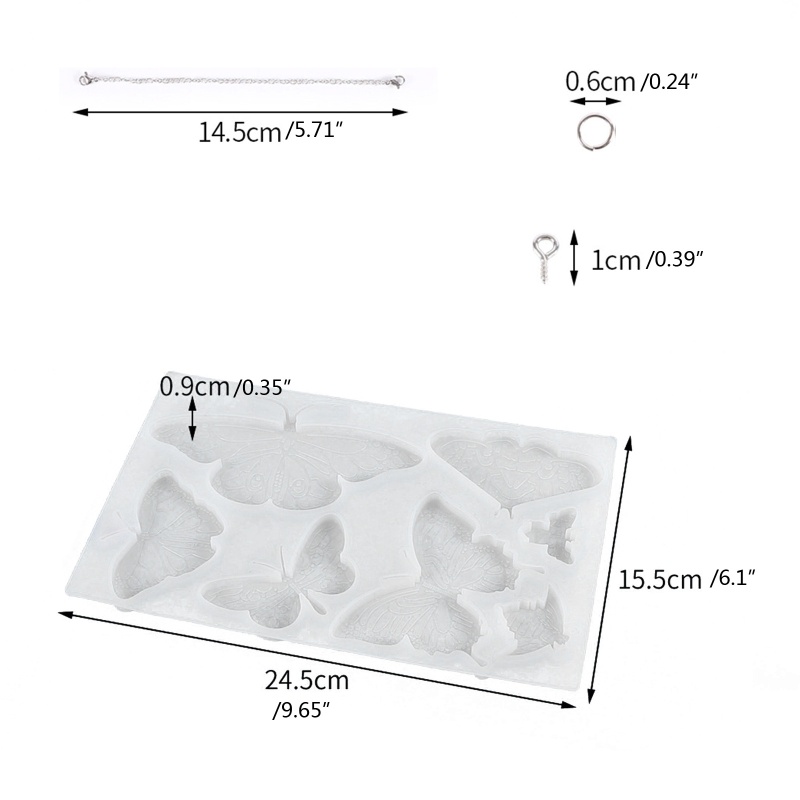 Khuôn Silicone Làm Chuông Gió Hình Chuông Gió DIY