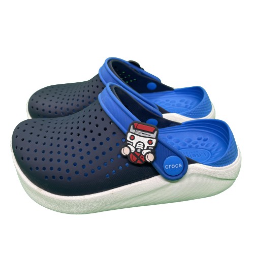 Dép cross cho bé trai và bé gái literide quai ngang  hàng  xuất khẩu full box màu xanh than