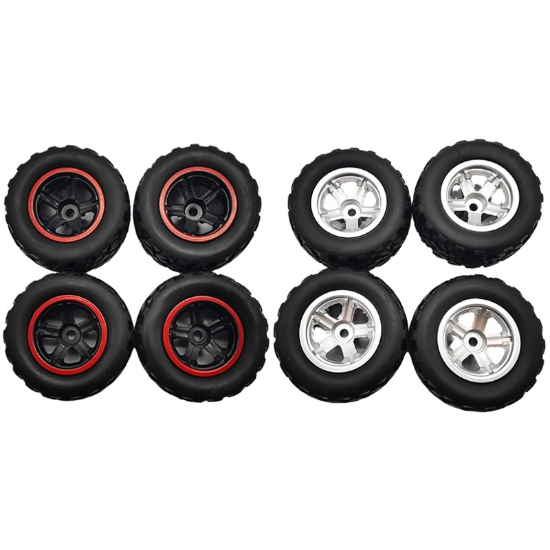Bộ 4 Bánh Xe Cao Su Thay Thế Cho Xe Điều Khiển WPL D12 RC