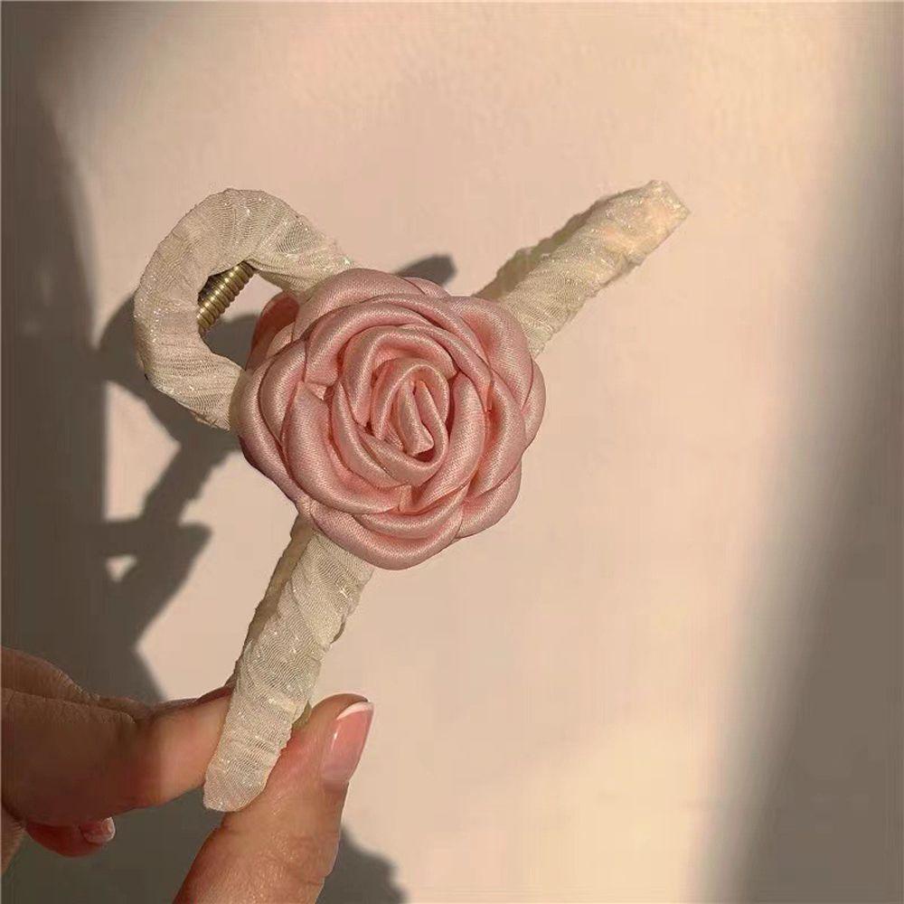 QQMALL Kẹp Tóc Đuôi Ngựa Phong Cách Vintage Thanh Lịch Cho Nữ Giá Đỡ