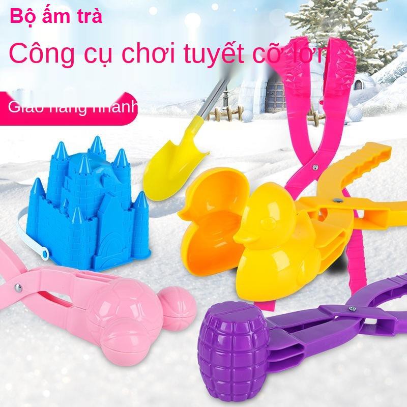 đồ chơi> Đồ tạo tác quả cầu tuyết, Vịt con nhỏ Dụng cụ ném bóng tuyết cho trẻ em chơi trượt mùa đông người ngoài t