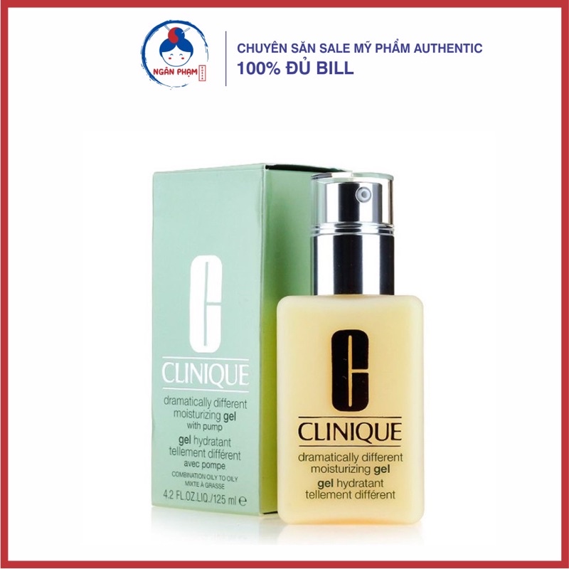 [Có Bill - Da Dầu] Kem dưỡng ẩm Clinique Gel 200ml/125ml