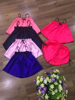 02 Bộ lụa cho bé gái