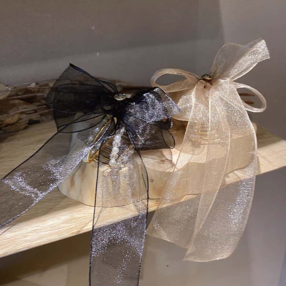 Kẹp Tóc Hình Nơ Ren Nhiều Màu Sắc Phong Cách Hàn Quốc Thời Trang Mùa Hè Cho Nữ