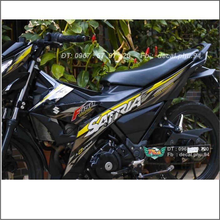 Tem Satria đen Phối đẹp mắt (V)