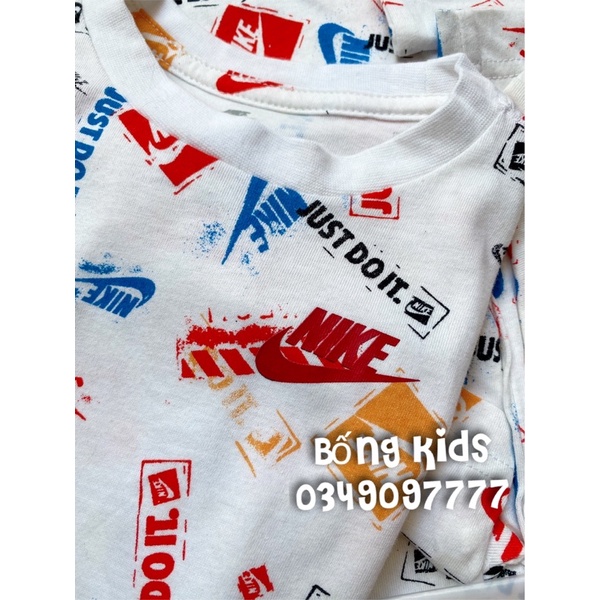 Áo Thun Bé Trai JustDoIt Trắng Nik3