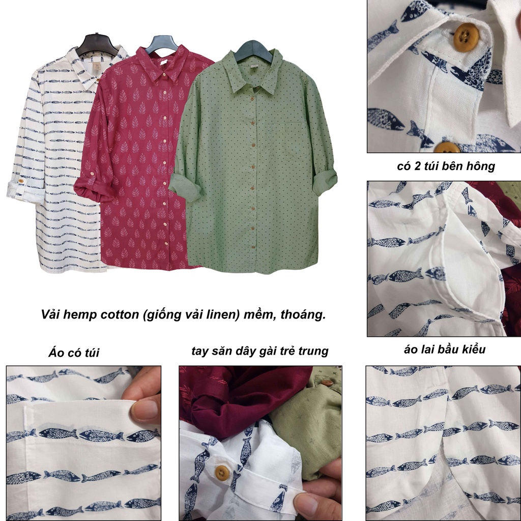 Áo somi bigsize 115kg - 150kg | Áo sơ mi ngoại cỡ dài tay hàng xuất dư | PH Big Size | A191