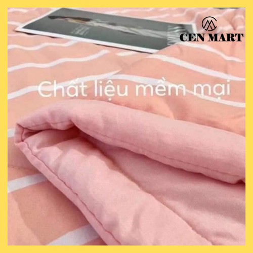 Chăn Hè Thu Cotton Đũi Kẻ Muji Nhật Bản