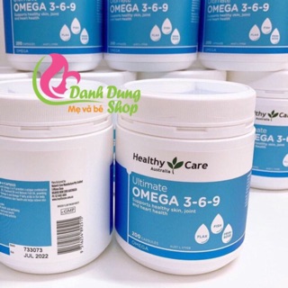 Omega 369 Của Healthy Care Úc 200 Viên mẫu mới