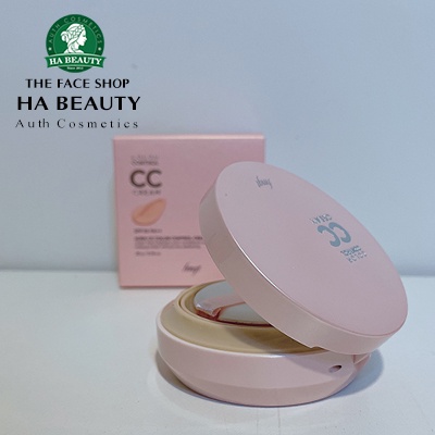 Kem nền trang điểm chống nắng SPF30 PA++ nâng tone sáng da Aura CC Cream The Face Shop 20g