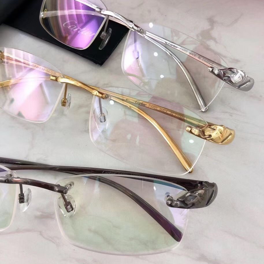 Kính khoan không viền, Titanium, Mắt kính cận nam, Hàng cao cấp, Kèm Full Box, Bảo Hành 12 tháng - donghokinhmat168