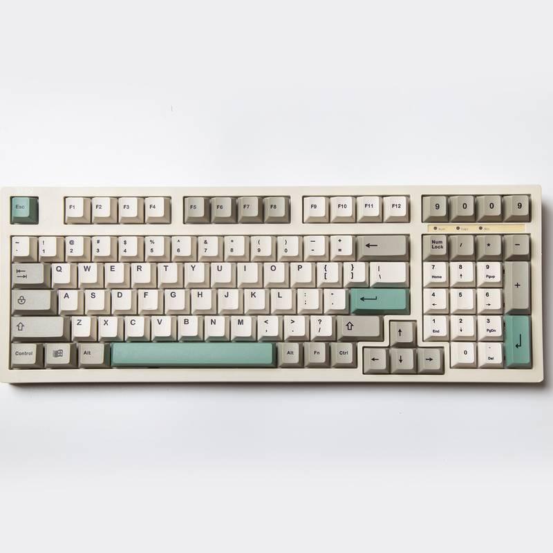 Set 134 nắp phím Cherry Profile 9009 Keycap phong cách cổ điển cho bàn phím cơ MX 61 64 68