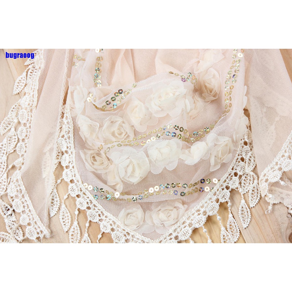 Khăn Choàng Cổ Vải Lụa Thêu Họa Tiết Cho Nữ | BigBuy360 - bigbuy360.vn