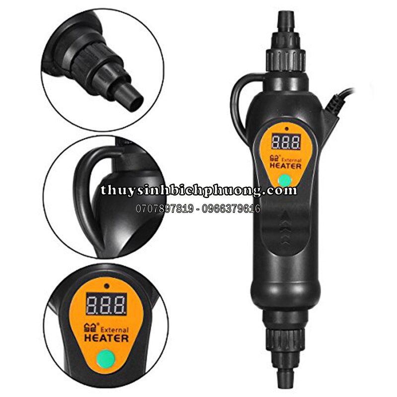 SƯỞI HỒ CÁ GẮN NGOÀI SUNSUN EXTERNAL HEATER EH-500 EH-300