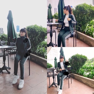 [SẢN PHẨM CHÍNH HÃNG] Bộ thể thao Das 3 Tripes tracksuit women cambodia
