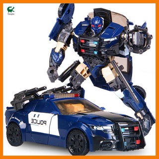 Mô hình xe cảnh sát biến hình đồ chơi vui nhộn dành cho trẻ em