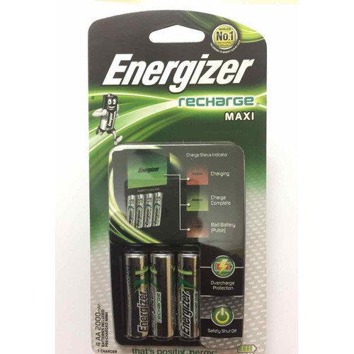 Máy sạc pin Energizer CHVCM4 kèm 4 pin AA 2000mAh