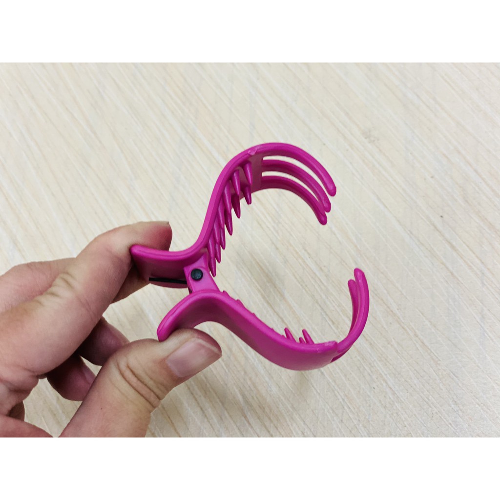 KẸP TÓC CÀNG CUA 3 RĂNG MÀU TRƠN XINH ĐẸP DỄ THƯƠNG ĐƠN GIẢN, phụ kiện làm đẹp tóc cho nữ bạn gái hàng tốt bền hair clip