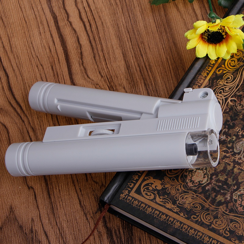 Sa Kính Hiển Vi Cầm Tay Phóng Đại 100 Lần Có Đèn LED