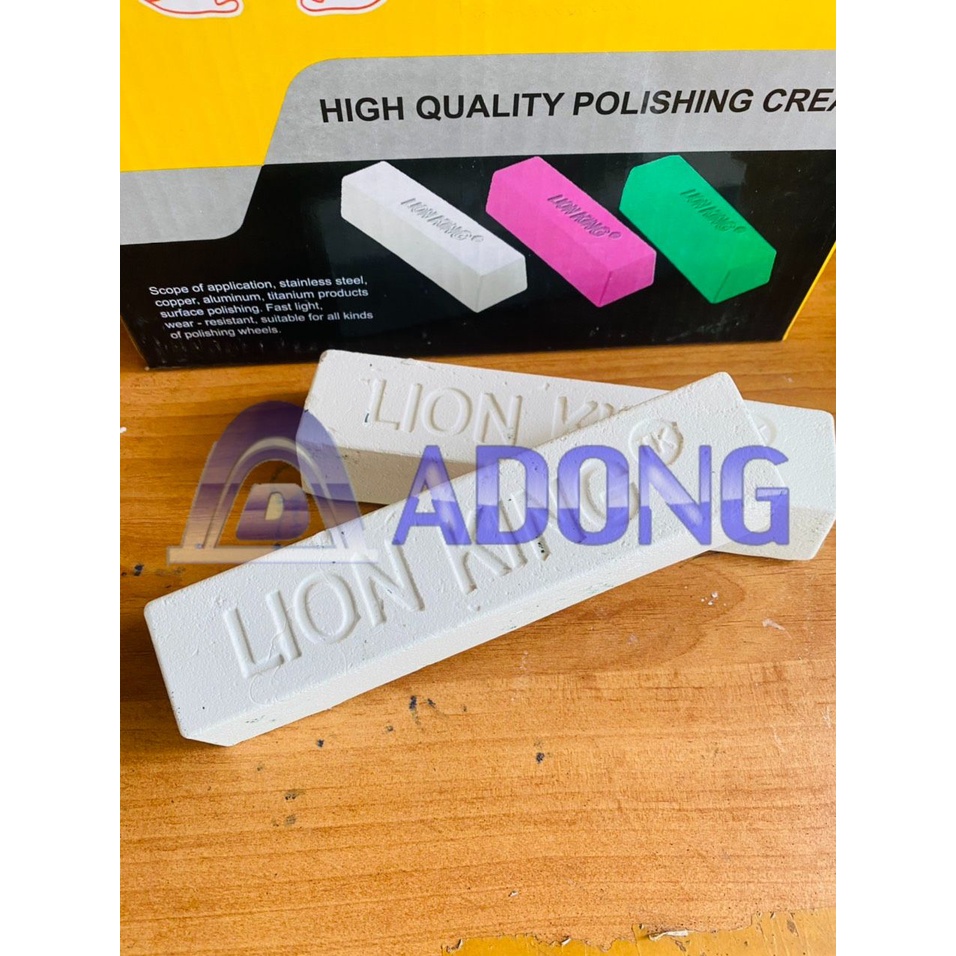 Sáp   MÀU TRẮNG đánh bóng inox/kim loại LION KING