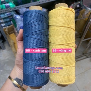 Combo 10 cuộn sợi dệt trơn 2mm