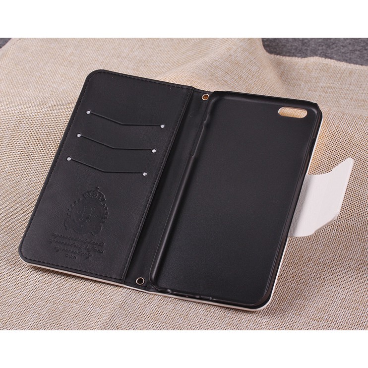 Bao da dạng ví hoa cho iPhone 6 6s 7 8 plus X | BigBuy360 - bigbuy360.vn