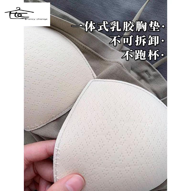 Áo Ống Một Mảnh Màu Trơn Có Đệm Ngực Mỏng Nhẹ Thời Trang Mùa Hè Cho Nữ