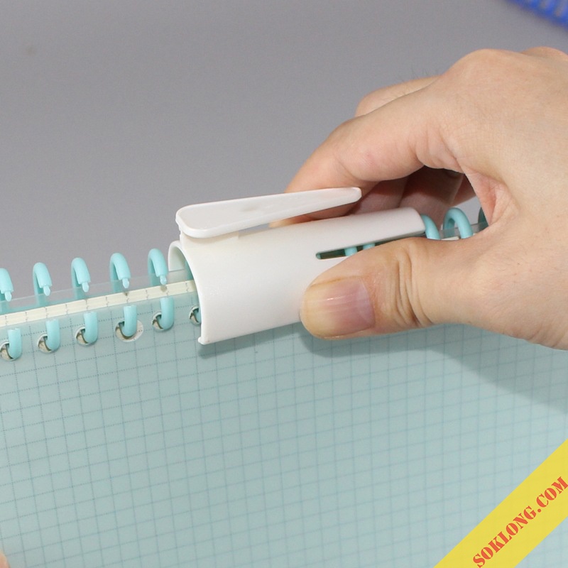 Thanh còng nhựa sổ Pastel kẹp ruột sổ binder refill P11