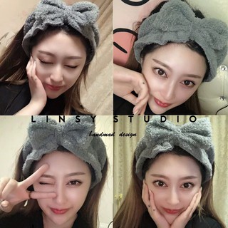 Băng đô cài tóc nơ style Hàn Quốc nhiều màu cực xinh