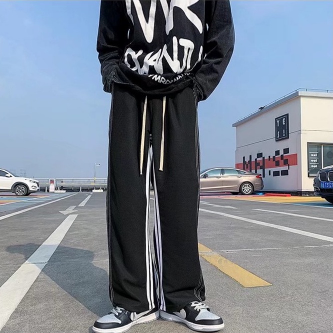 quần ống suông Sọc thời trang quần âu nam unisex quần thể thao nam dài chất đũi cao cấp quần jogger thể thao nam from rộng quần nữ trẻ tuổi quần baggy